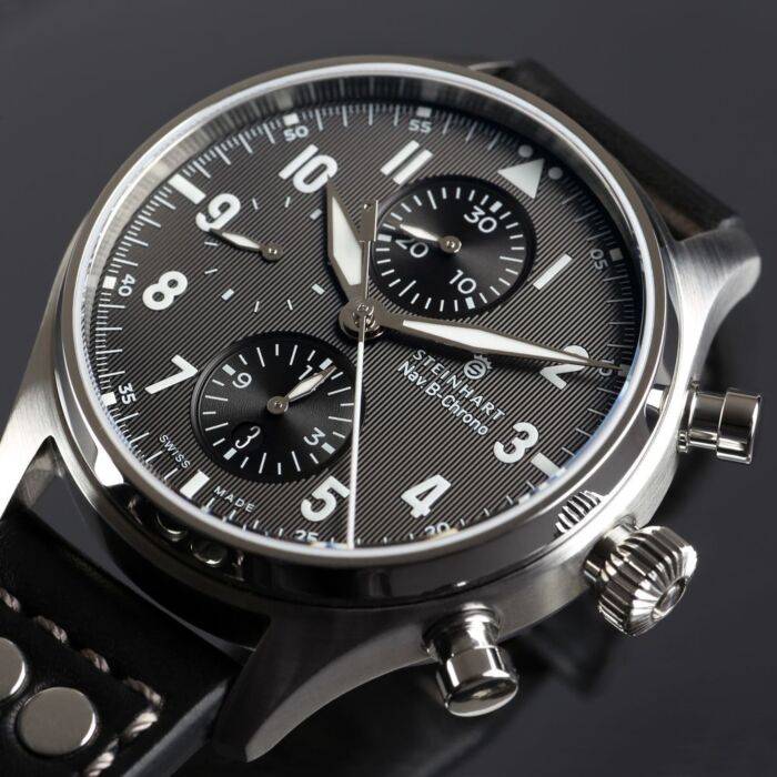 Steinhart NAV.B-CHRONO 42 CLASSIC A-TYPE BLACK Valentinstagsangebot