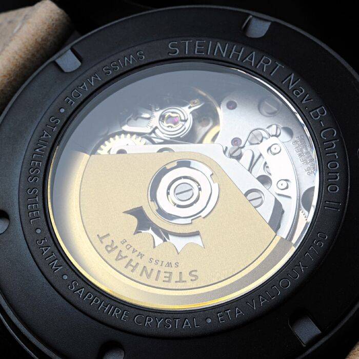 Steinhart Nav B Chrono II Black DLC Lagerräumung