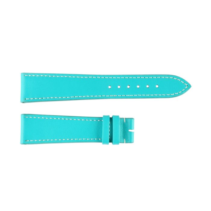 Steinhart Lederband türkis mit weißer Naht, Größe S Fabrikverkauf