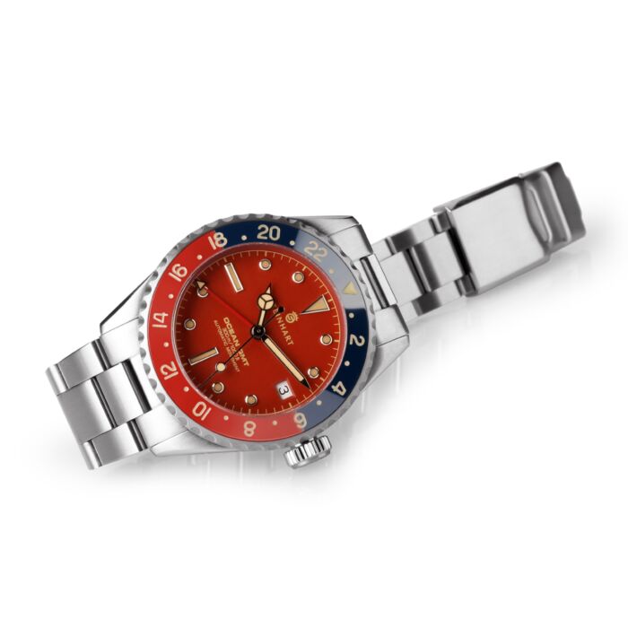 Steinhart Ocean 39 vintage GMT premium red ceramic Osterangebot