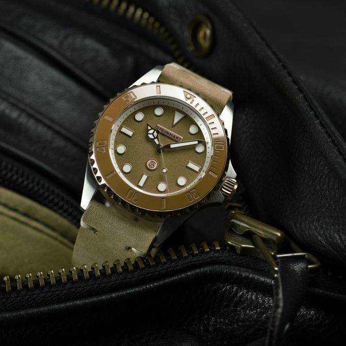 Steinhart Ocean 39 BEIGE Ceramic Taucheruhr Jubiläumsangebot