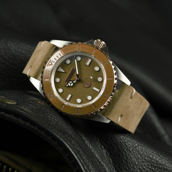 Steinhart Ocean 39 BEIGE Ceramic Taucheruhr Jubiläumsangebot
