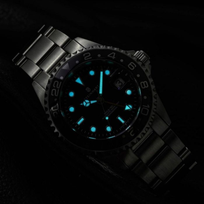 Steinhart Ocean One GMT BLUE-RED Taucheruhr Top Angebot