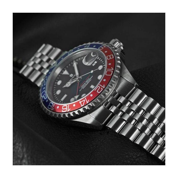 Steinhart Ocean One GMT BLUE-RED.2 Taucheruhr Neueste Mode