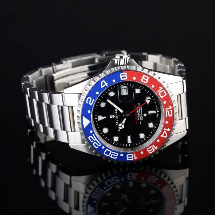 Steinhart Ocean One GMT BLUE-RED Ceramic Taucheruhr Exklusive Angebote