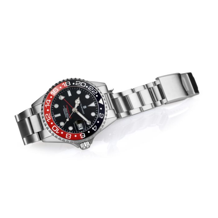Steinhart Ocean 39 GMT BLACK-RED Ceramic Taucheruhr Neuheiten