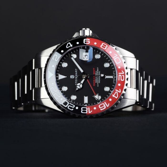 Steinhart Ocean 39 GMT BLACK-RED Ceramic Taucheruhr Neuheiten