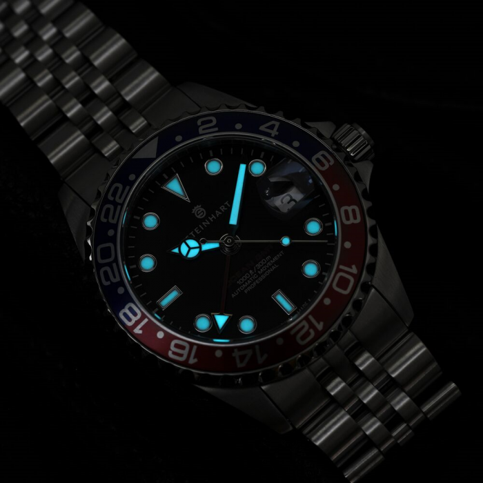 Steinhart Ocean 39 GMT BLUE-RED .2 Taucheruhr Bestseller