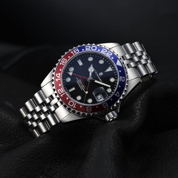 Steinhart Ocean 39 GMT BLUE-RED .2 Taucheruhr Bestseller