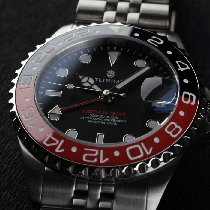 Steinhart Ocean 39 GMT.2 BLACK-RED Ceramic Taucheruhr Saisonale Angebote