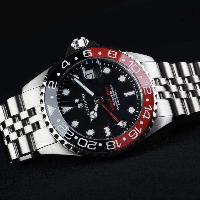 Steinhart Ocean 39 GMT.2 BLACK-RED Ceramic Taucheruhr Saisonale Angebote