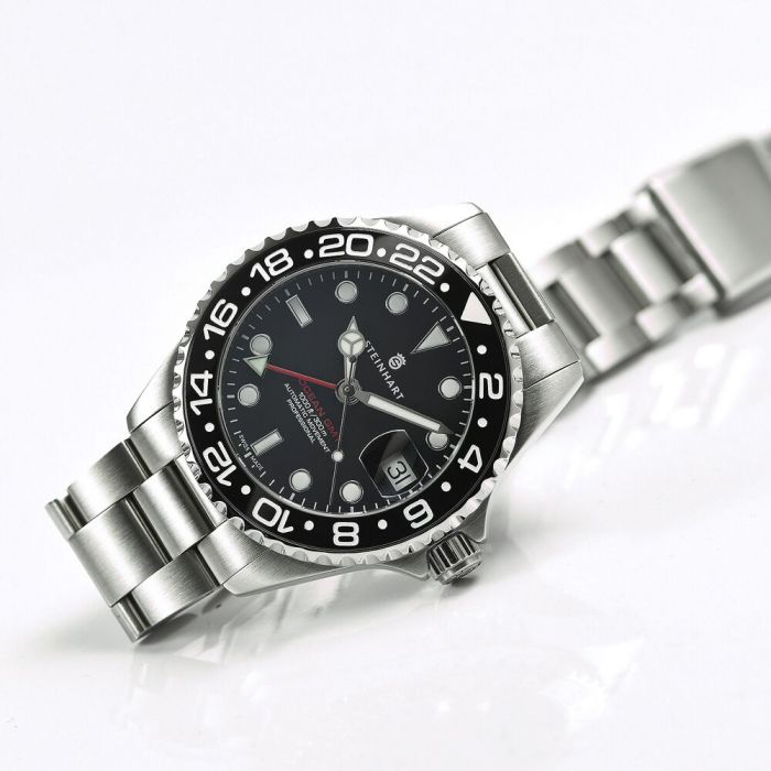 Steinhart Ocean 39 GMT BLACK Ceramic Taucheruhr Kauf eins, bekomm eins gratis