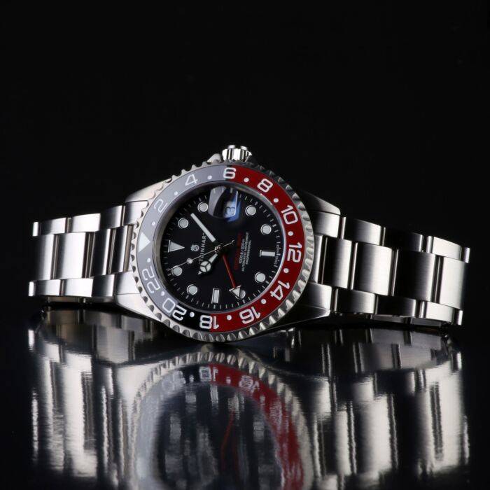 Steinhart Ocean One GMT BLACK-RED Ceramic Taucheruhr VIP-Rabatte