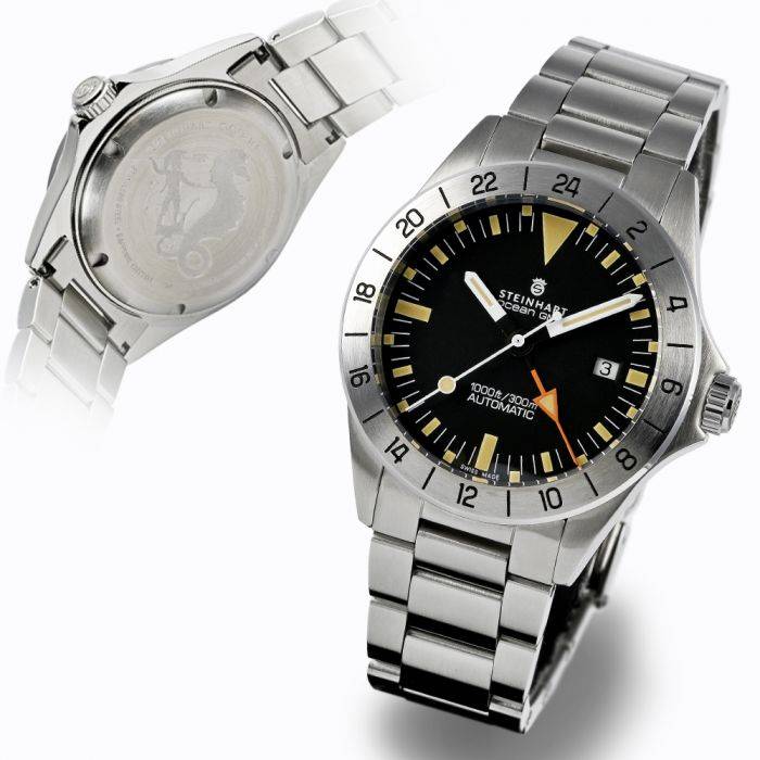 Steinhart Ocean One vintage GMT Taucheruhr Tiefpreis
