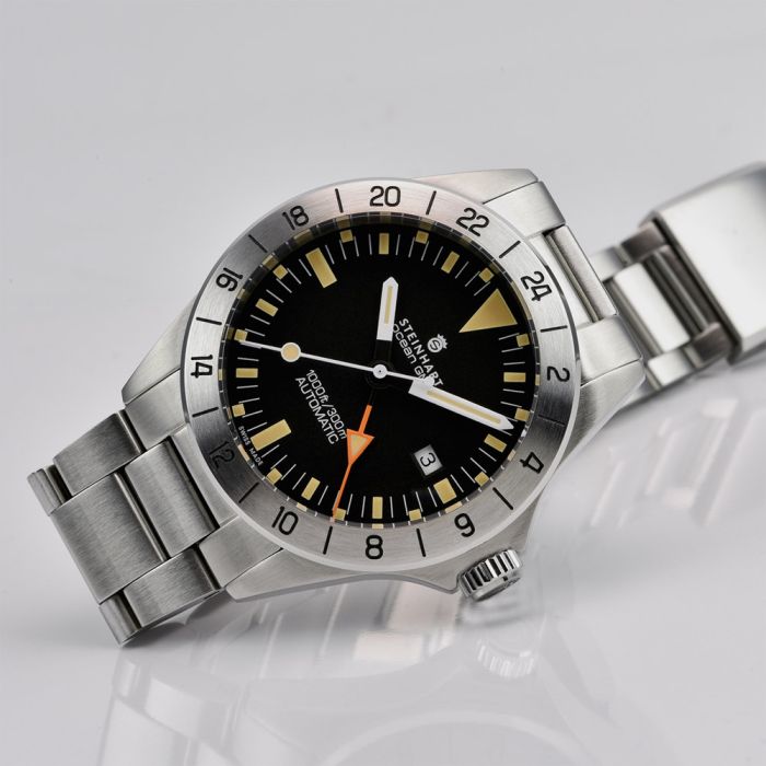 Steinhart Ocean One vintage GMT Taucheruhr Tiefpreis