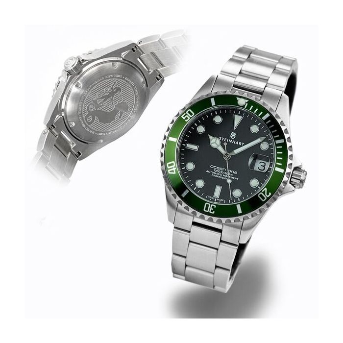 Steinhart Ocean 39 GREEN Taucheruhr Wochenangebot