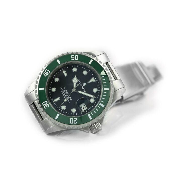 Steinhart Ocean One GREEN Ceramic Taucheruhr Neueste Stile
