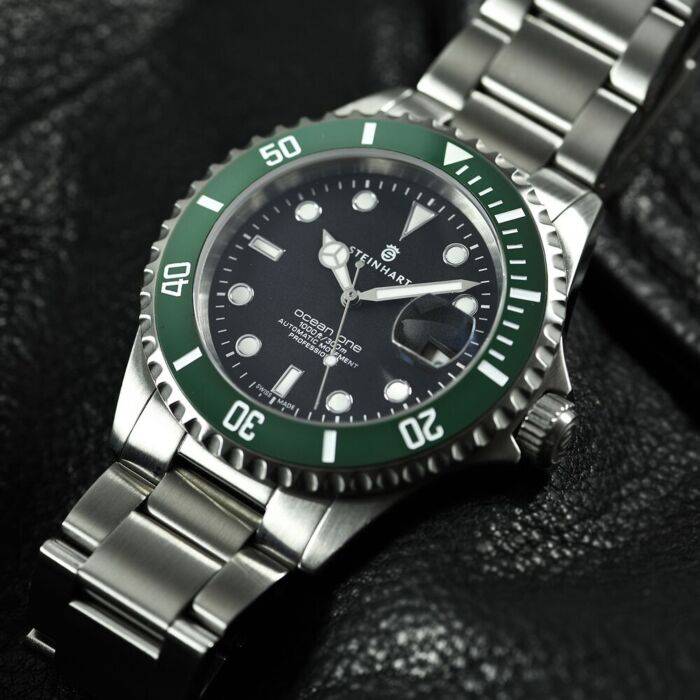 Steinhart Ocean One GREEN Ceramic Taucheruhr Neueste Stile