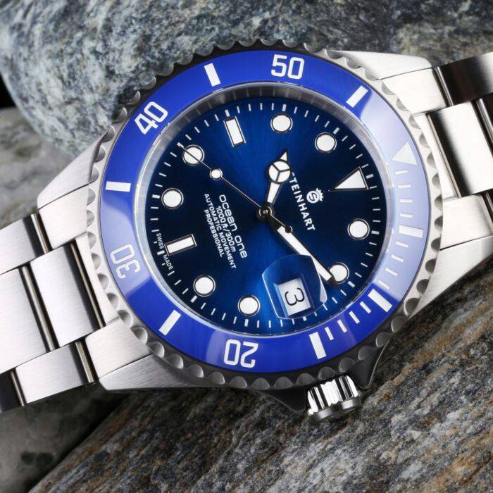 Steinhart Ocean One premium BLUE Ceramic Taucheruhr Zeitbegrenzte Promotion