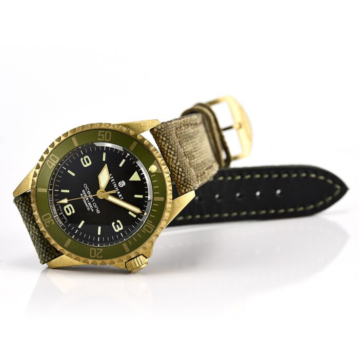 Steinhart Ocean One Bronze GREEN Taucheruhr Bis zu 65% Rabatt