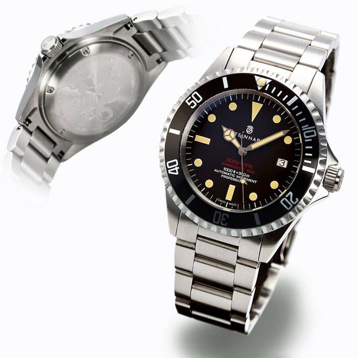 Steinhart Ocean One vintage RED Taucheruhr Sonderangebot der Fabrik