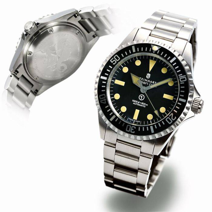 Steinhart Ocean One vintage Military Taucheruhr Vierteljährliche Förderung