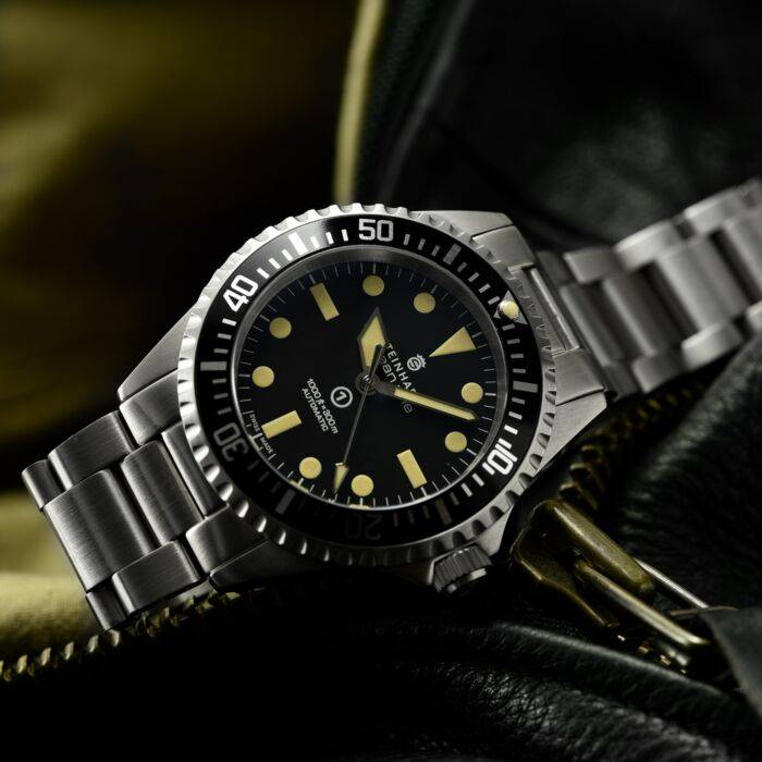 Steinhart Ocean One vintage Military Taucheruhr Vierteljährliche Förderung