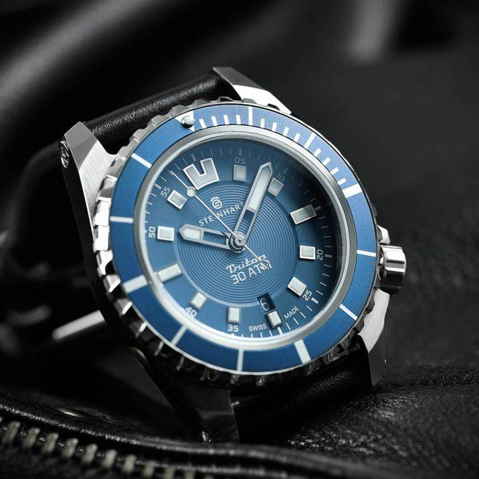 Steinhart Triton 30 ATM BLUE Taucheruhr Nur noch ein Tag übrig