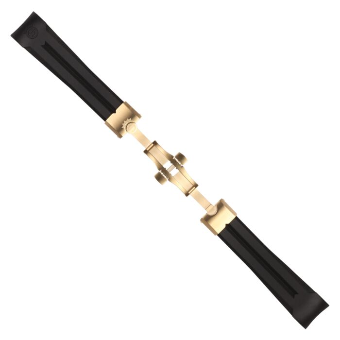Steinhart Kautschukband neu 22x18 mm für Ocean 42 mit Schließe gelbgold Günstig kaufen