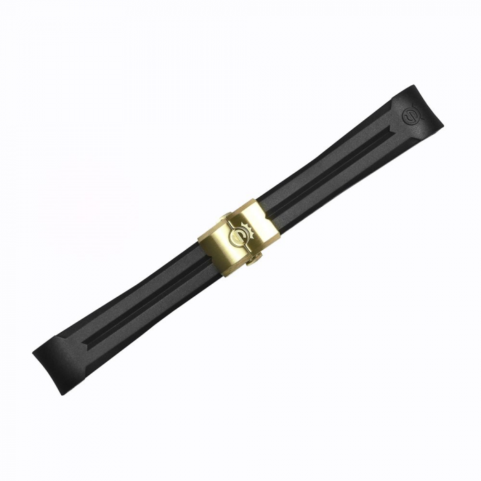 Steinhart Kautschukband neu 22x18 mm für Ocean 42 und Ocean 44 mit Schließe bronze Neueste Mode