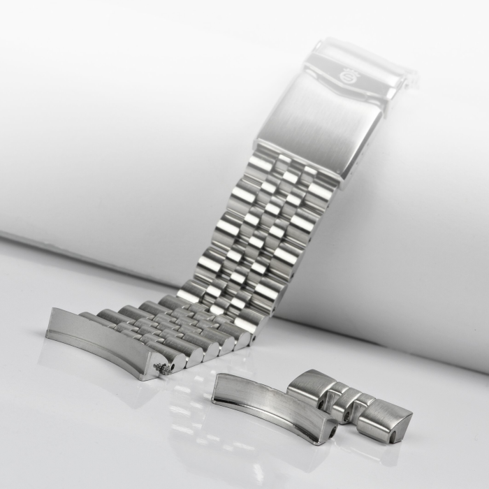 Steinhart Stahlband 22x18 mm fünfreihig für Ocean 42 inkl. 2 Bandanstöße Kauf eins, bekomm eins gratis